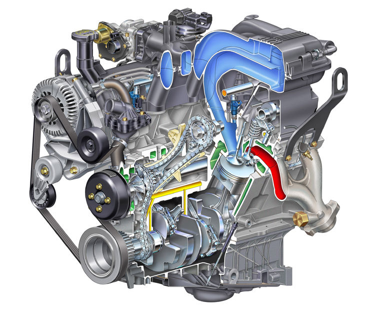 2009 Ford Explorer 4.0L V6 Engine - Picture / Pic / Image ohv v6 engine diagram 